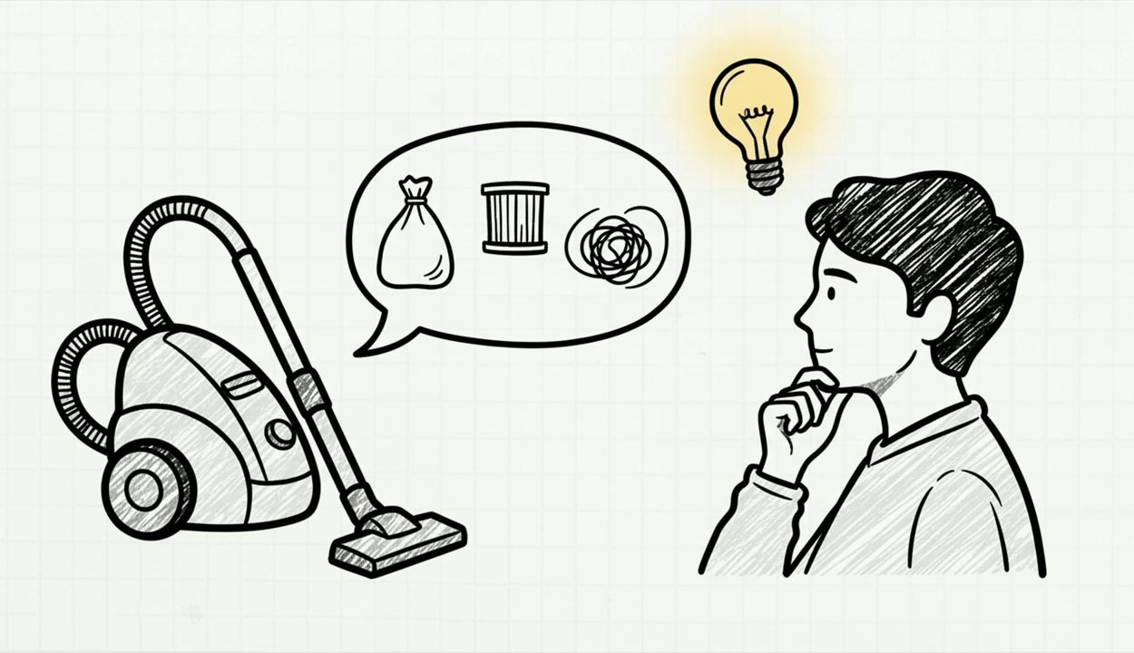 بررسی دلایل اصلی قرمز شدن چراغ جاروبرقی بوش