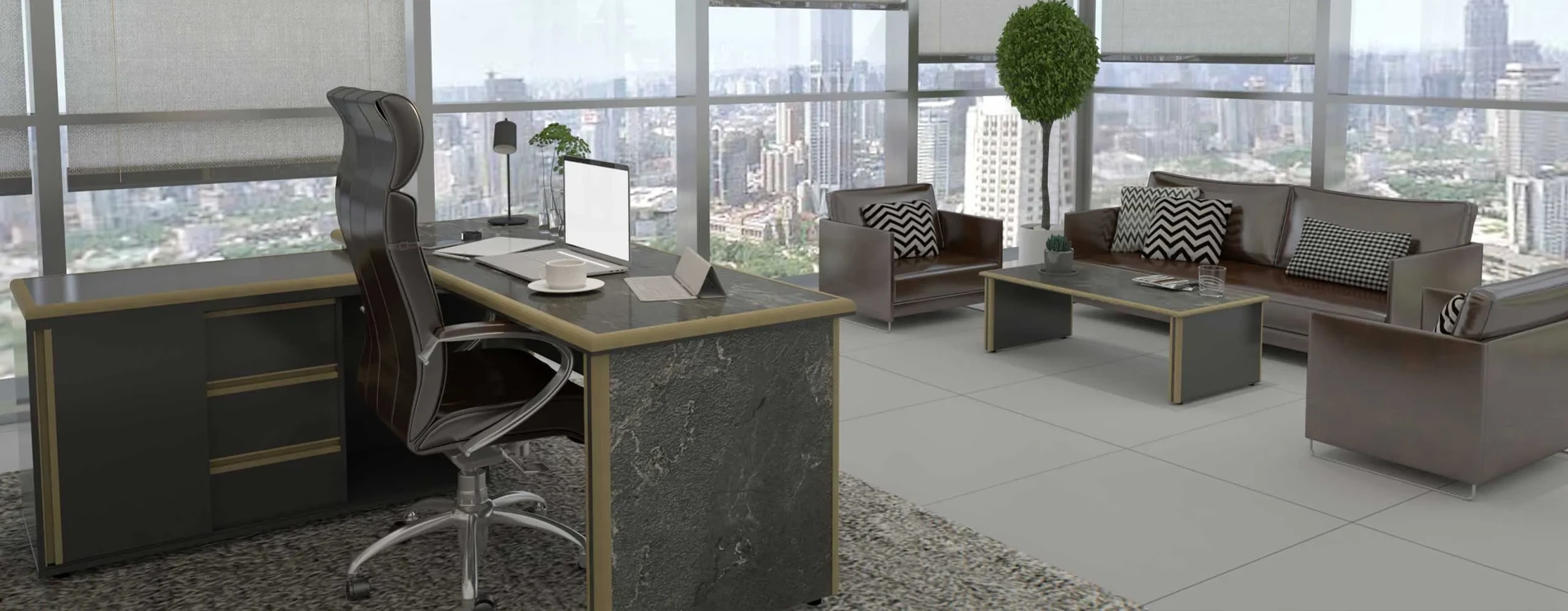 مبلمان اداری مدرن و لوکس