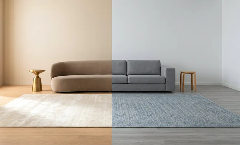 تفاوت رنگبندی فرش های لوکس با فرش معمولی