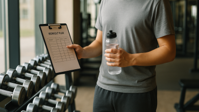 برنامه بدنسازی ماه اول: نقشه راه امن و علمی برای شروع باشگاه