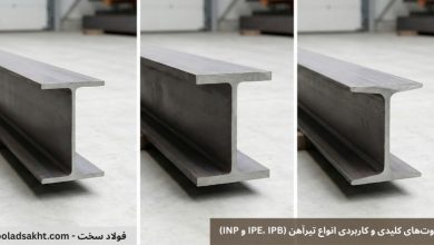 تفاوت‌های کلیدی و کاربردی انواع تیرآهن (IPE ، IPB و INP)